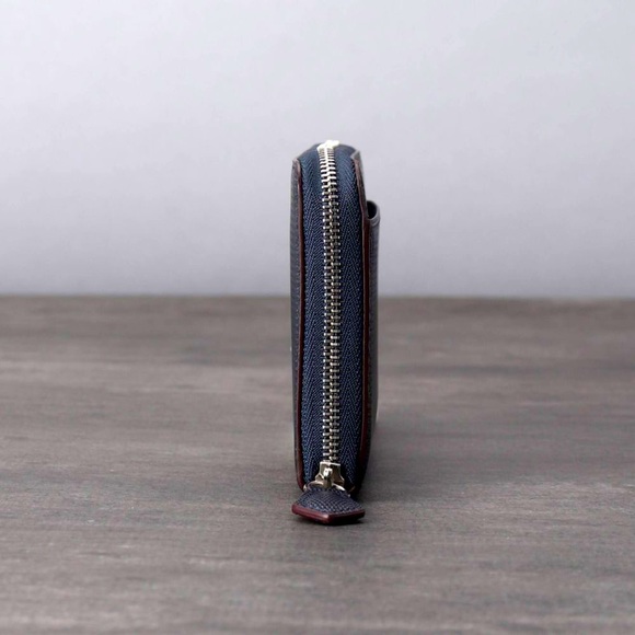 Takeo Kikuchi Black Mesh Zip Long Wallet - Picture 3 of 6